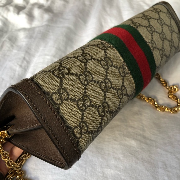 **SOLD** Gucci Small Ophidia Chain Shoulder Bag - Picture 8 of 13